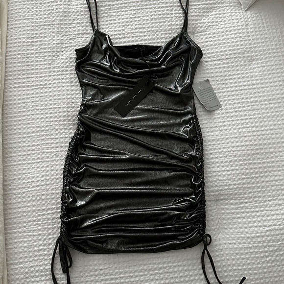 New Nordstrom Know.One.Cares Silver Metallic Cocktail Party Dress S - Picture 1 of 7